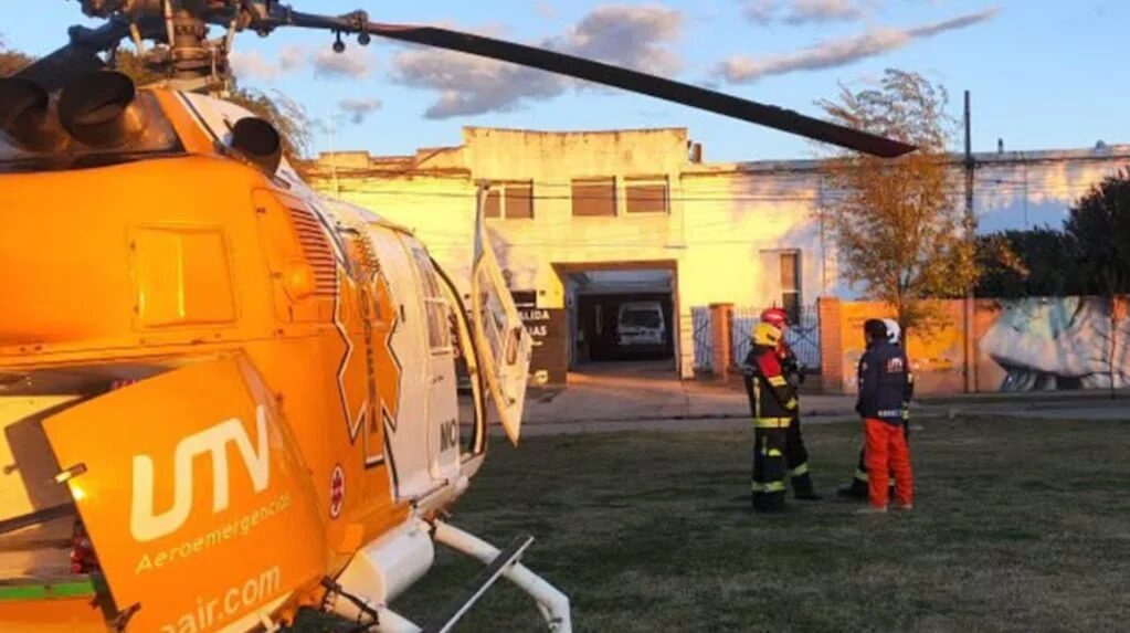 Accidente de auto en Santa Fe