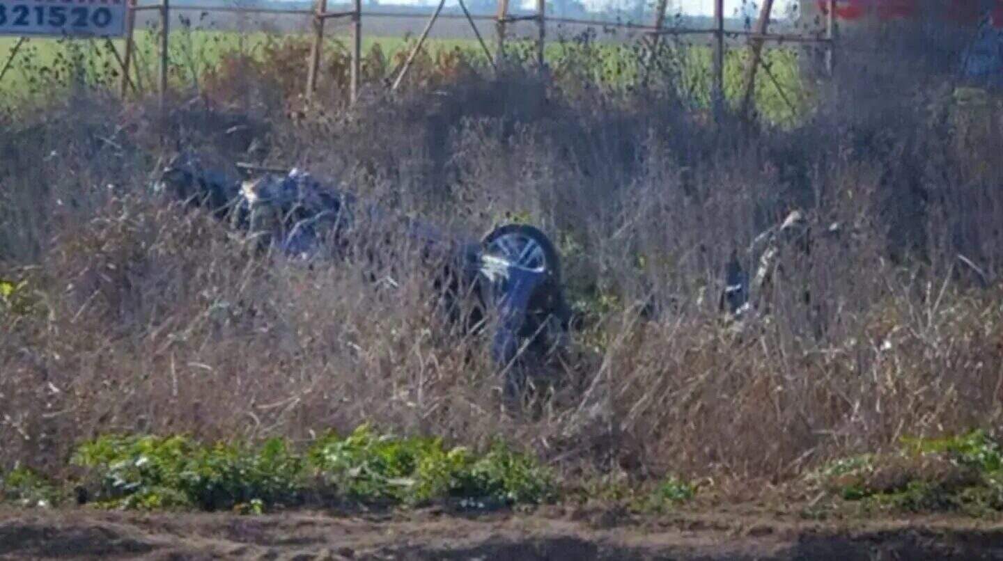 Auto volcado en la ruta provincial 26 en Santa Fe