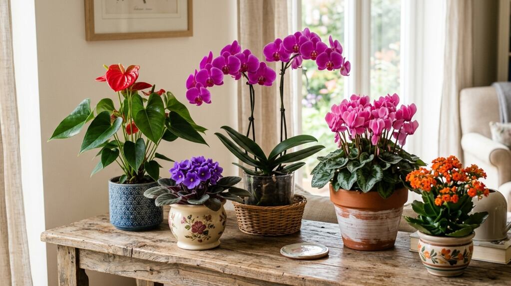 Plantas de interior que florecen todo el año