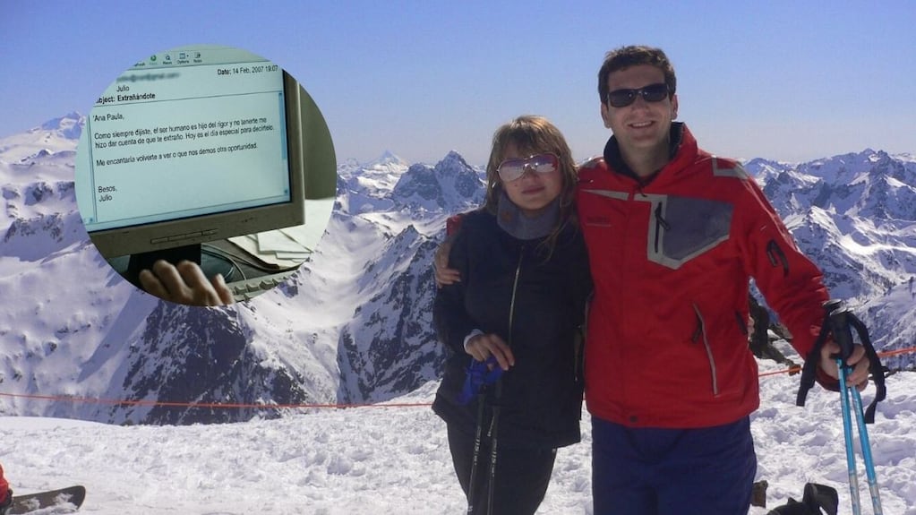Ana Paula y Julio juntos en la montaña