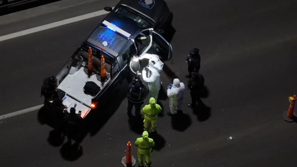 Accidente en la Autopista 9 de Julio tras intento de robo