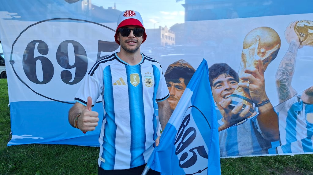 Hincha argentino Pablo en el Mundial 2026