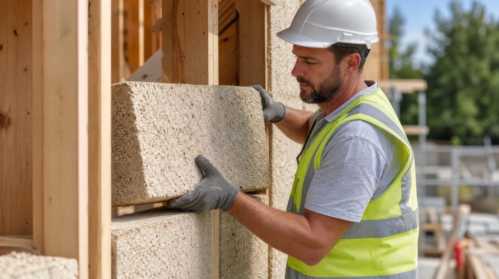 Sistema de construcción sustentable con cáñamo y cal