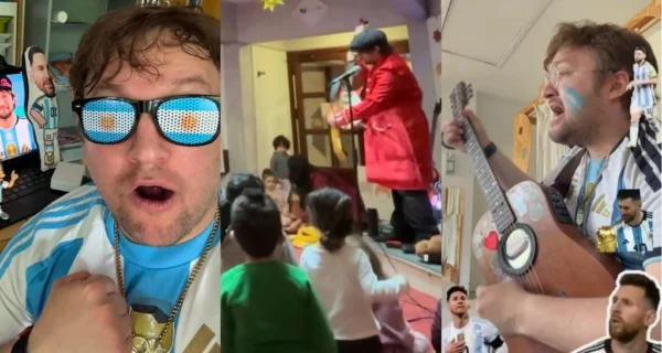 Axel Bernhard enseñando música a niños en Alemania