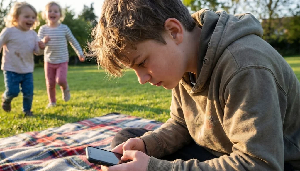 Adolescentes participando en retos virales