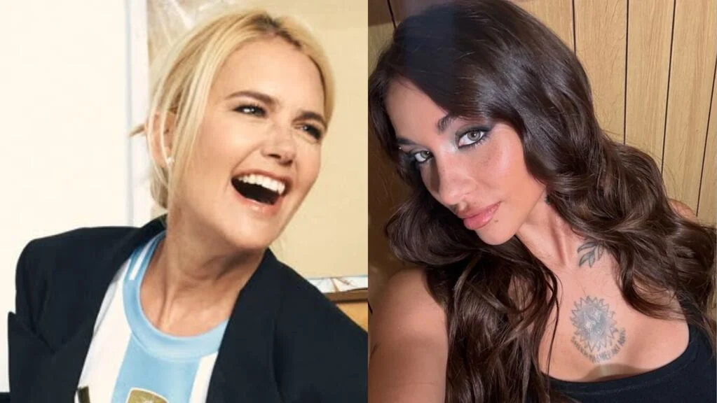 Valeria Mazza y María Becerra con faldas negras con flecos