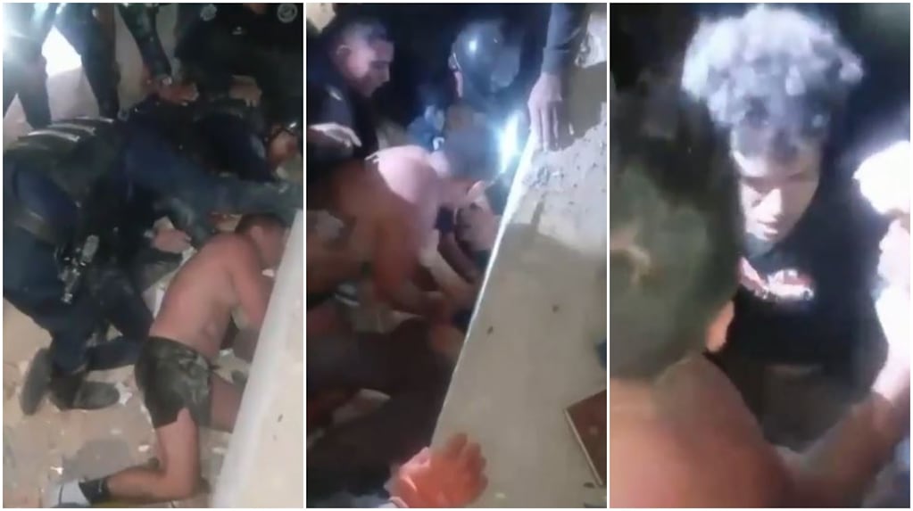 Rescate tras terremotos en Venezuela