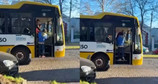 Pelea entre chofer y pasajero en colectivo