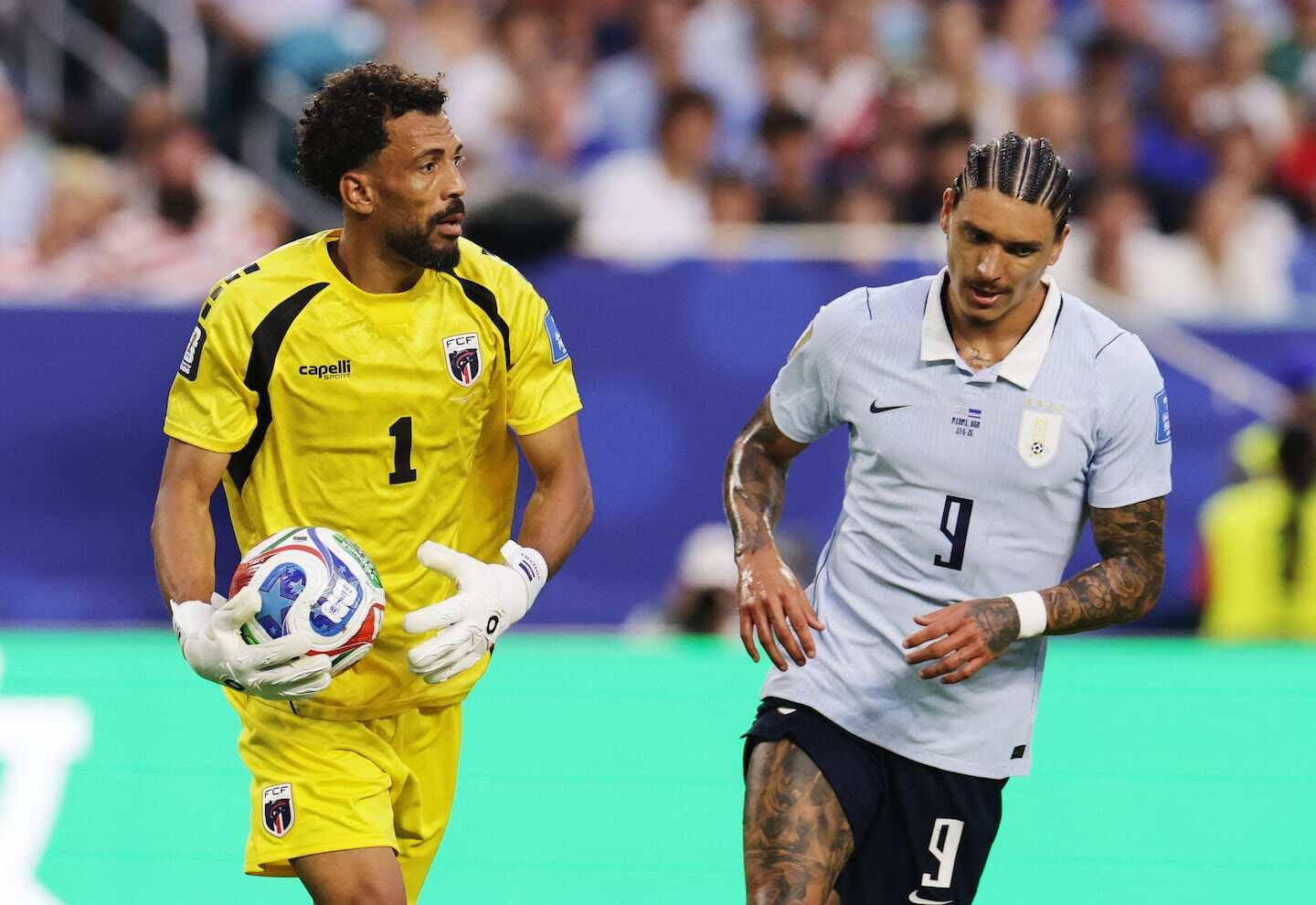 Vozinha, arquero de Cabo Verde, en acción durante un partido del Mundial 2026