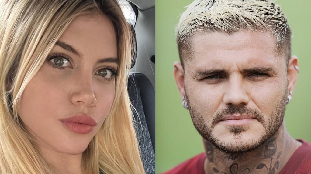 Wanda Nara y Mauro Icardi discutiendo sobre la salud de su hija