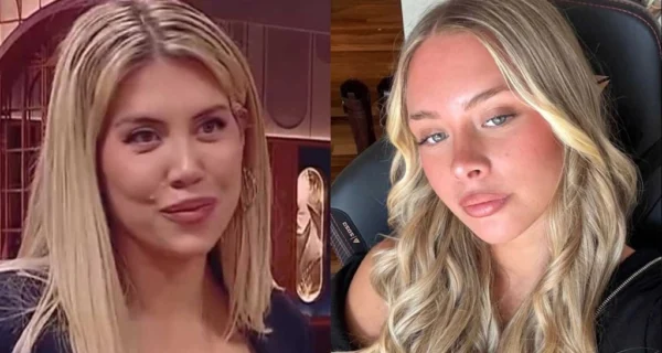 Wanda Nara y Ekaterina Ojeda en un evento de moda