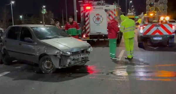 Accidente en la Autopista 9 de Julio Sur