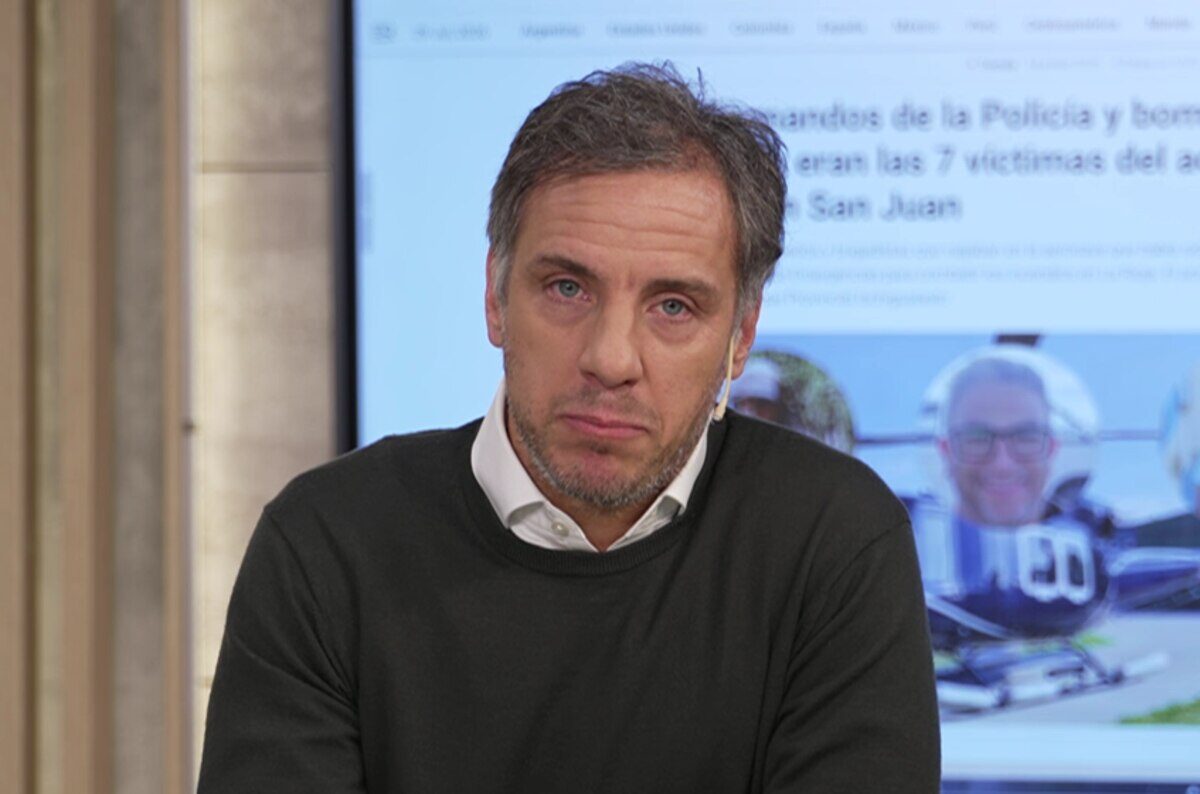 Juan Germano durante un análisis sobre el respaldo al Gobierno de Javier Milei