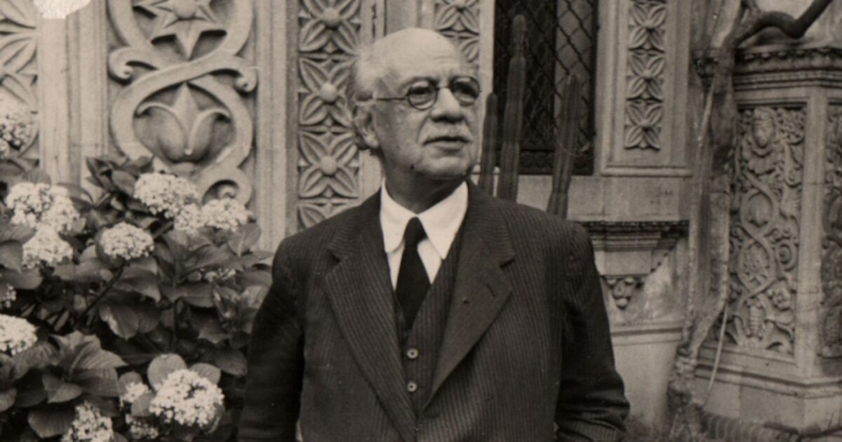 Retrato de Ricardo Rojas, intelectual argentino