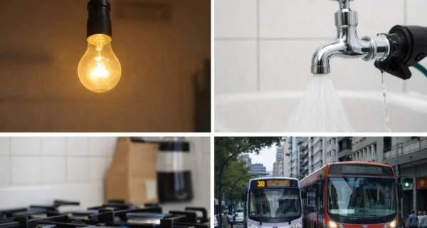 Aumentos en tarifas y servicios en Argentina