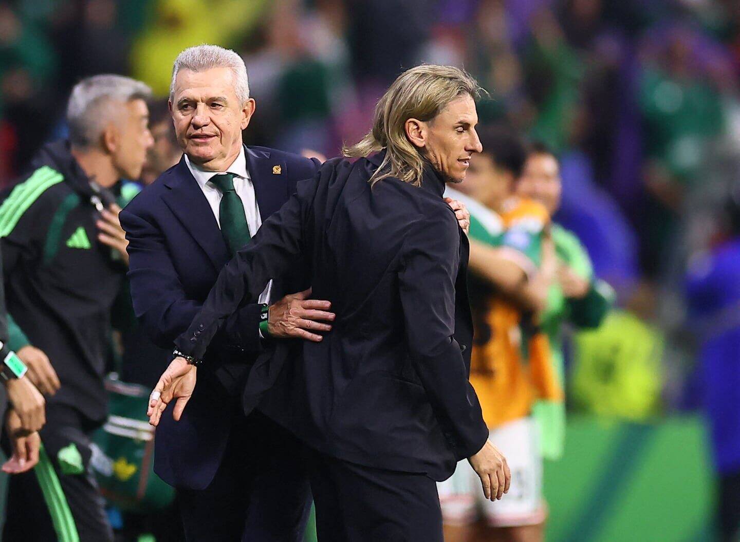 Sebastián Beccacece y otro entrenador en el Mundial 2026