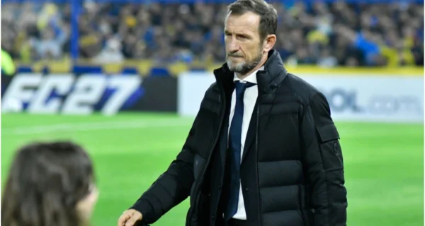 Marcelo Saracchi en un partido con Boca Juniors