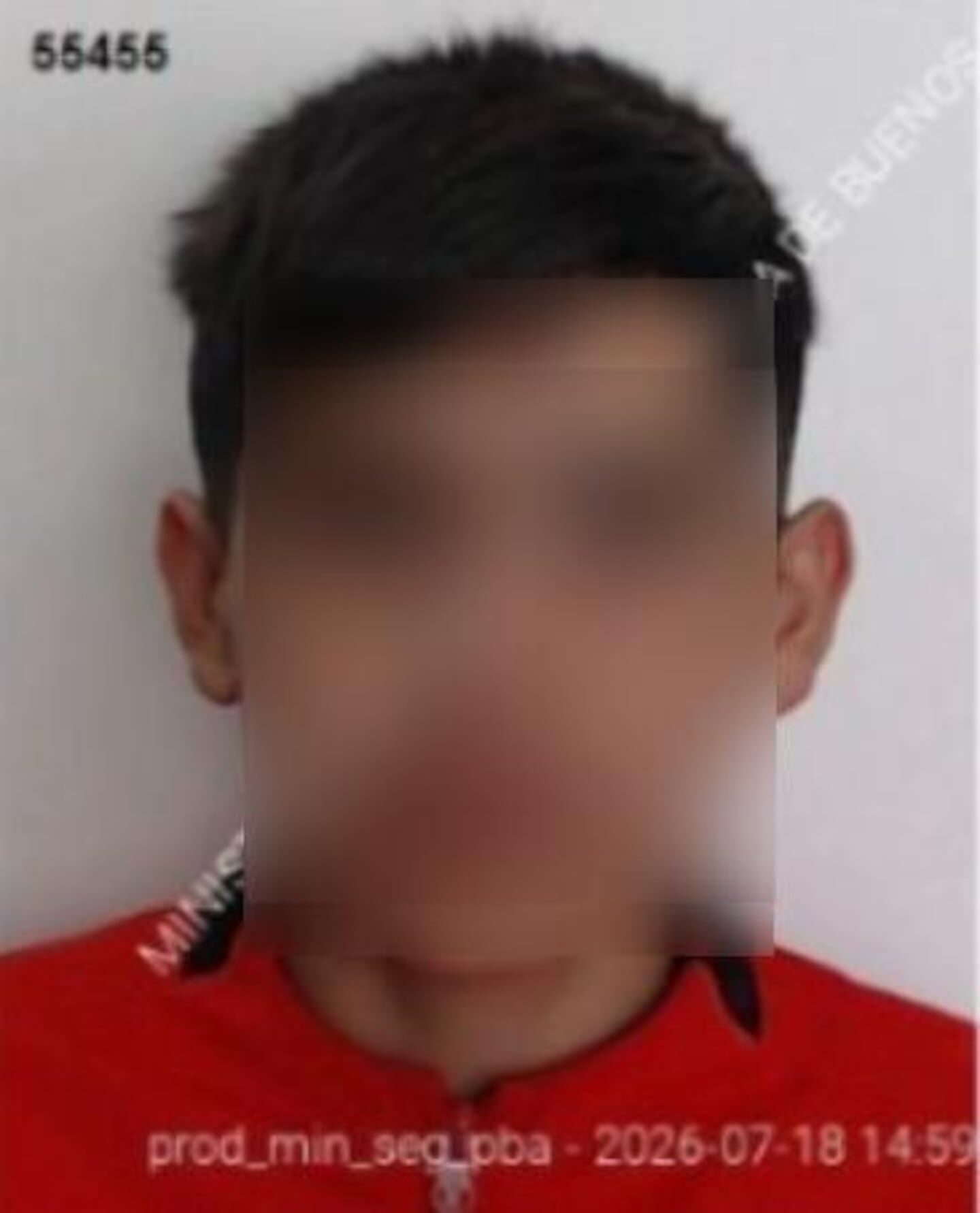 Fotografía de Joel Magallanes, sospechoso del asesinato de un policía en Fuerte Apache