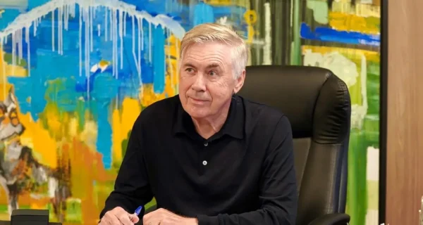 Carlo Ancelotti en conferencia de prensa sobre la selección brasileña
