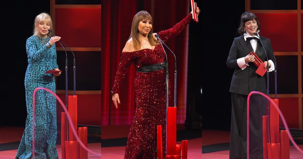 Cecilia Roth y Griselda Siciliani en los Premios Pinti