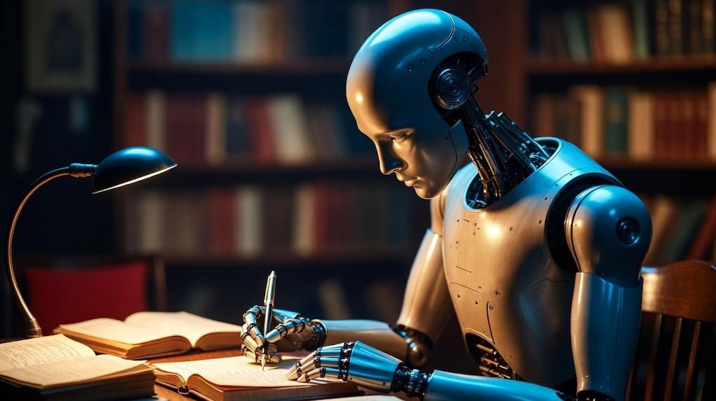 Imagen representativa de la inteligencia artificial y la literatura