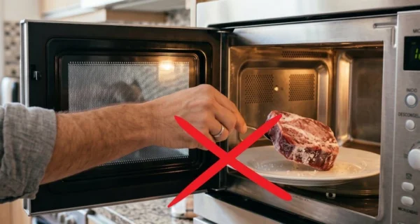 Métodos seguros para descongelar carne