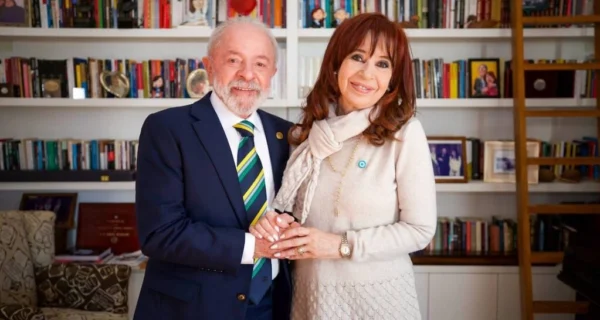 Cristina Kirchner en una conferencia de prensa