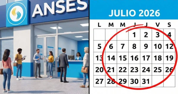 Calendario de pagos ANSES julio 2026