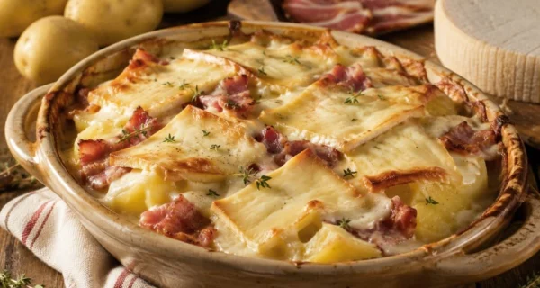 Tartiflette, receta francesa con papas y queso
