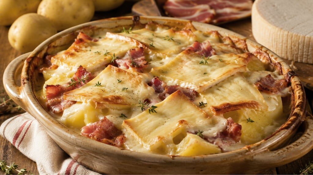 Tartiflette, receta francesa con papas y queso