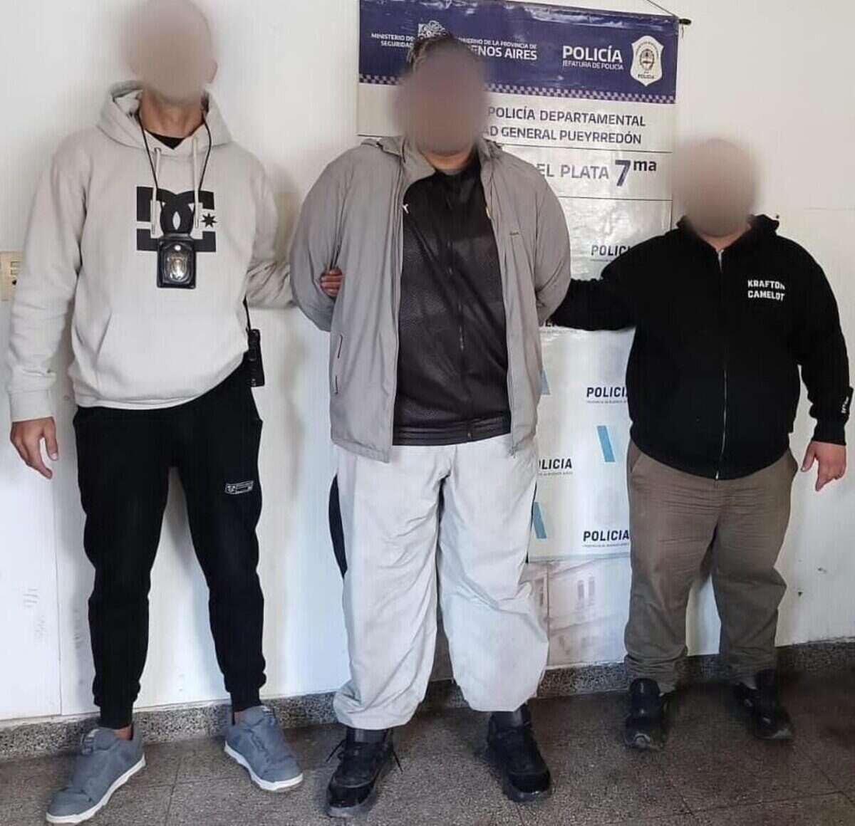 Detenidos por la Policía Bonaerense en Mar del Plata tras una serie de robos