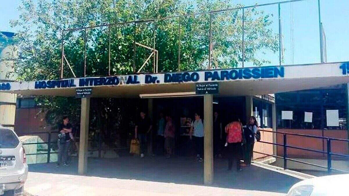 Fachada del Hospital Internacional Dr. Diego Paroissien en La Matanza