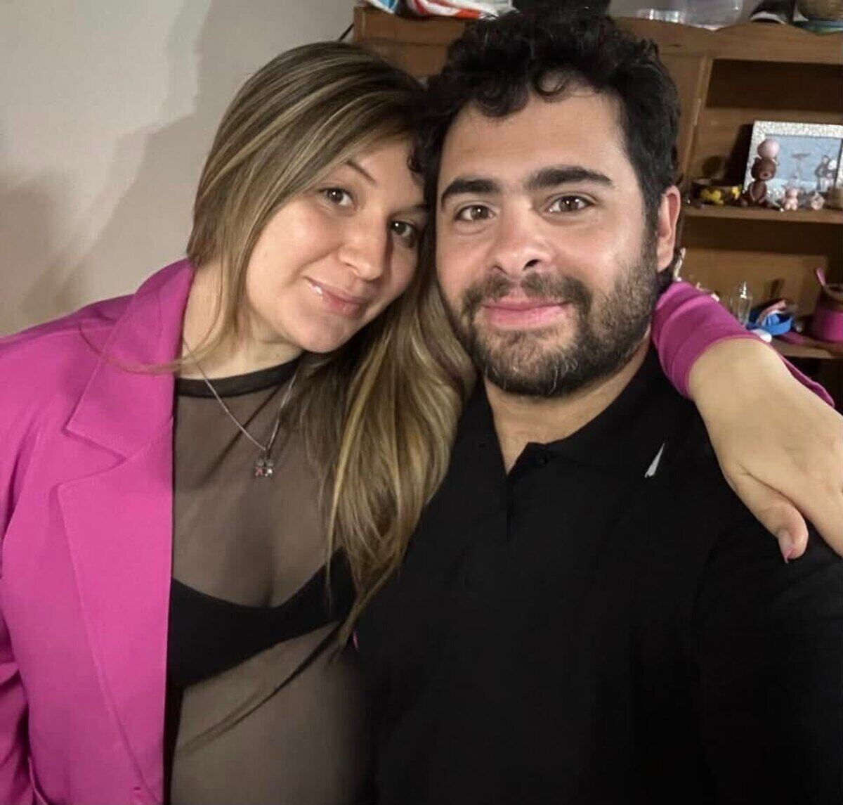 María Eugenia Mahon y Santiago Duca en un retrato juntos