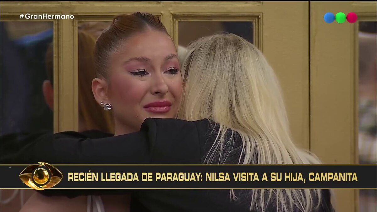 Nilsa abraza a su hija Campanita en Gran Hermano