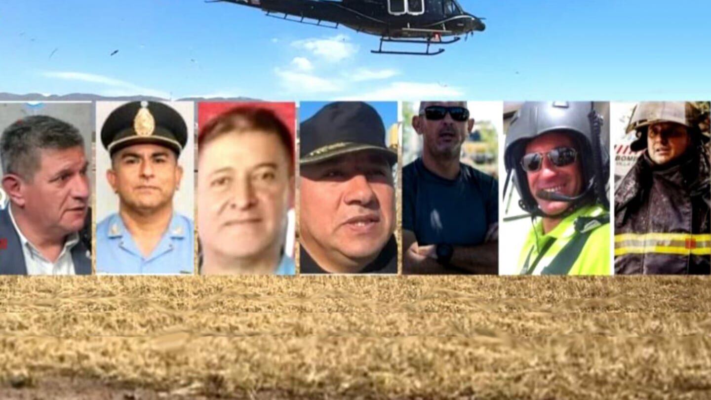 Homenaje a los siete tripulantes fallecidos en el accidente aéreo de San Juan