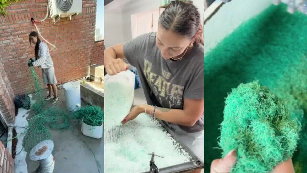 Emprendedoras de Mar del Plata transformando redes de pesca en material reutilizable