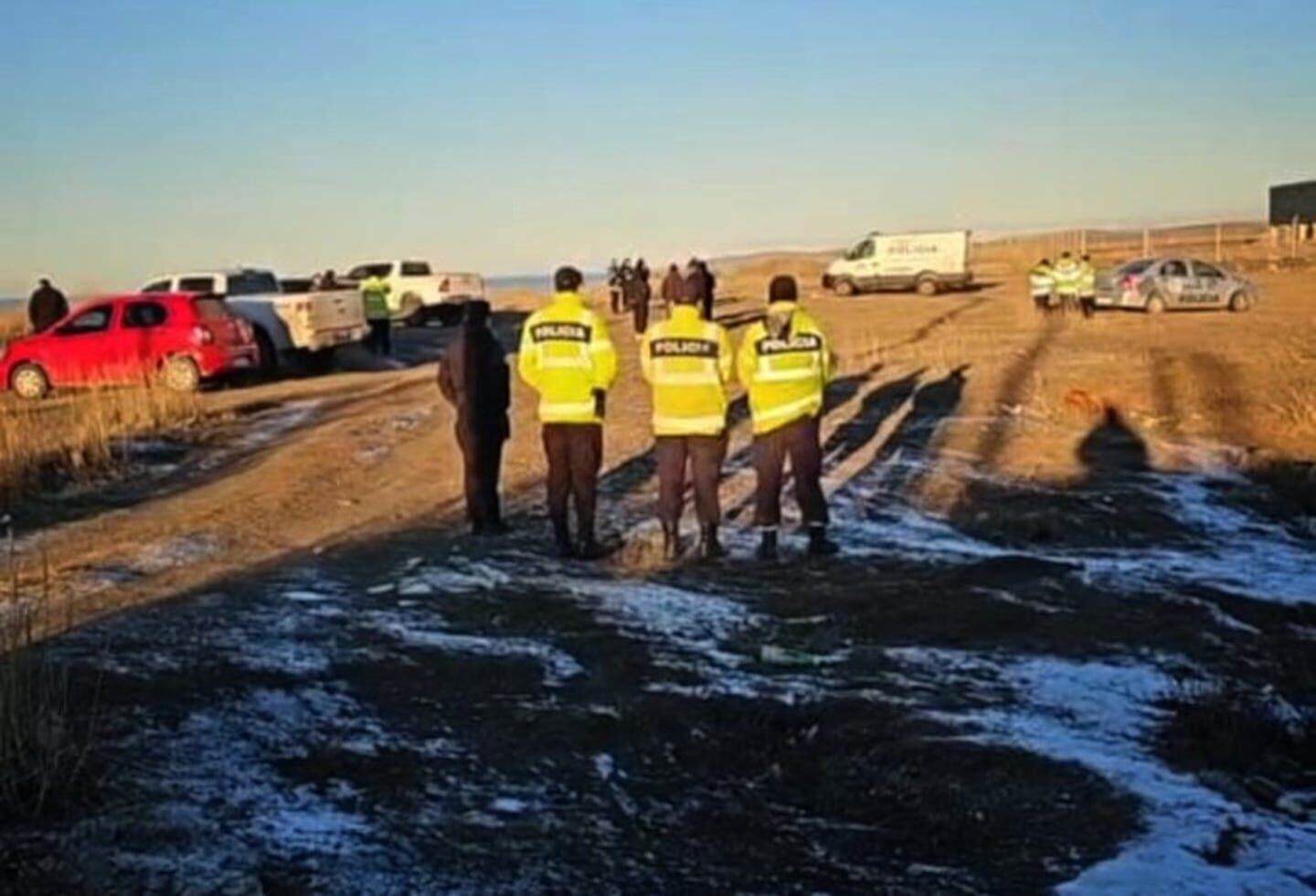 Operativo policial en Tierra del Fuego tras el hallazgo de una mujer sin vida