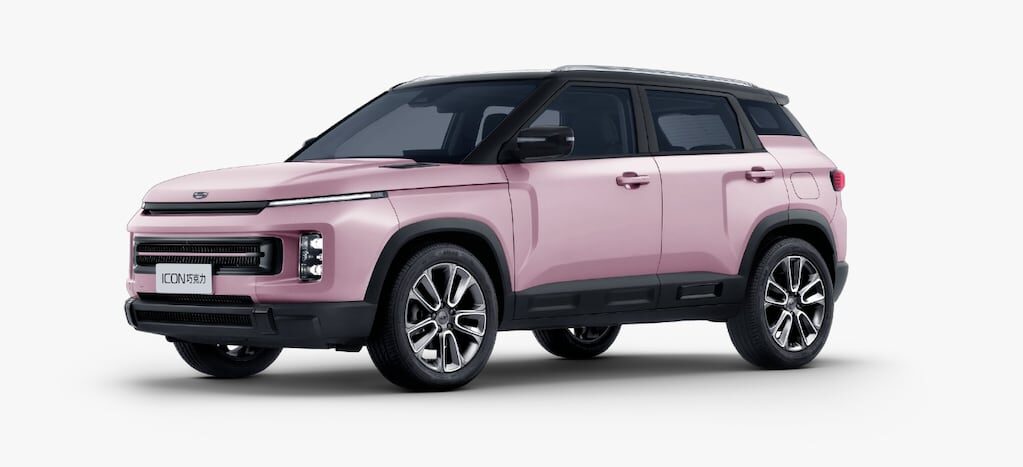 Geely Icon SUV en exhibición