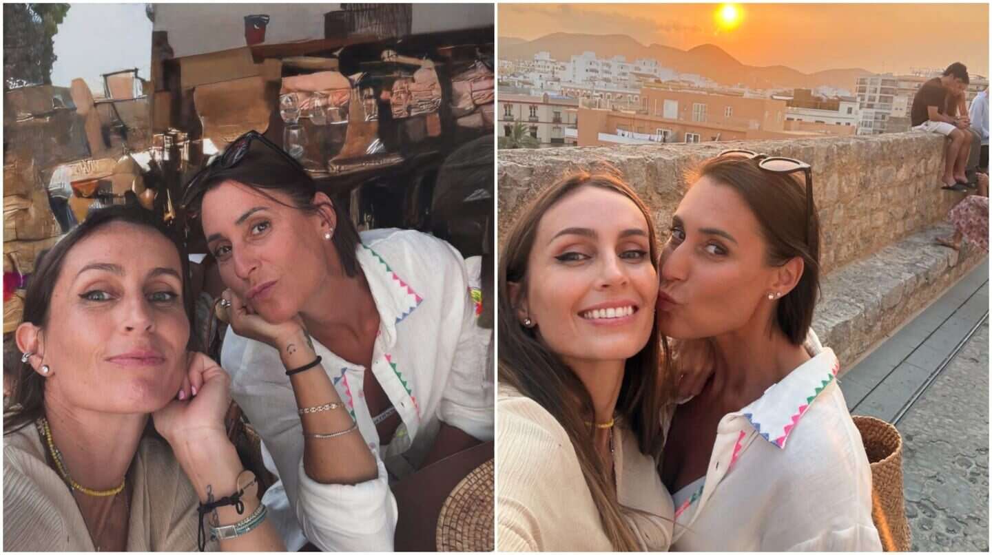 Gisela Dulko y Flavia Pennetta disfrutando de sus vacaciones en Ibiza