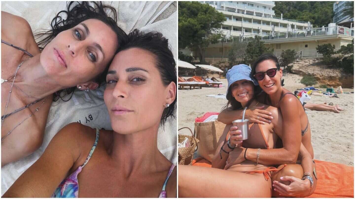Gisela Dulko y Flavia Pennetta disfrutando de unas vacaciones en la playa de Ibiza