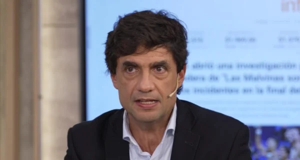 Hernán Lacunza durante una entrevista sobre la economía argentina