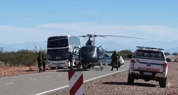 Helicóptero accidentado en San Juan