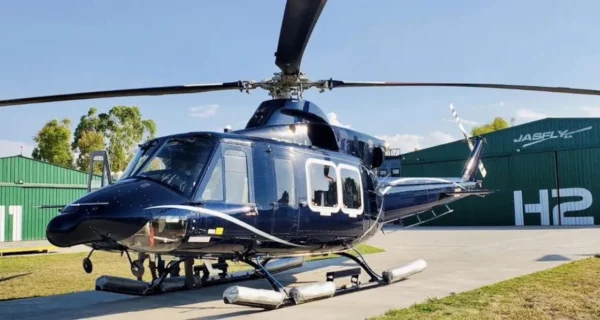 Helicóptero Bell 412 en San Juan