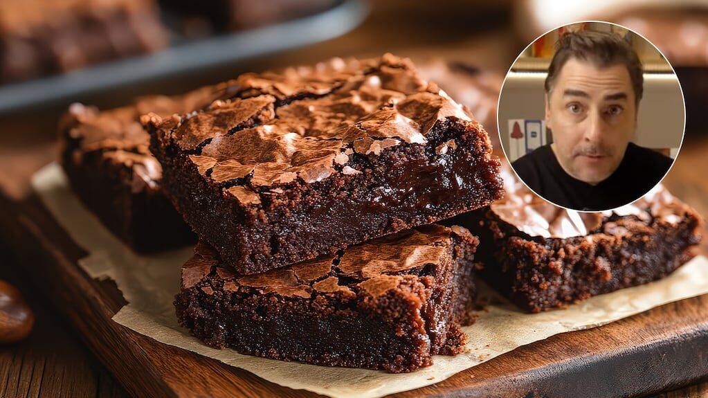 Brownie de Jordi Roca con aceite de oliva