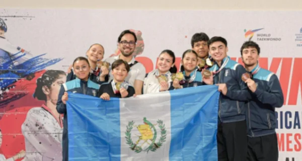 Atletas de Guatemala y Panamá en los Juegos Centroamericanos