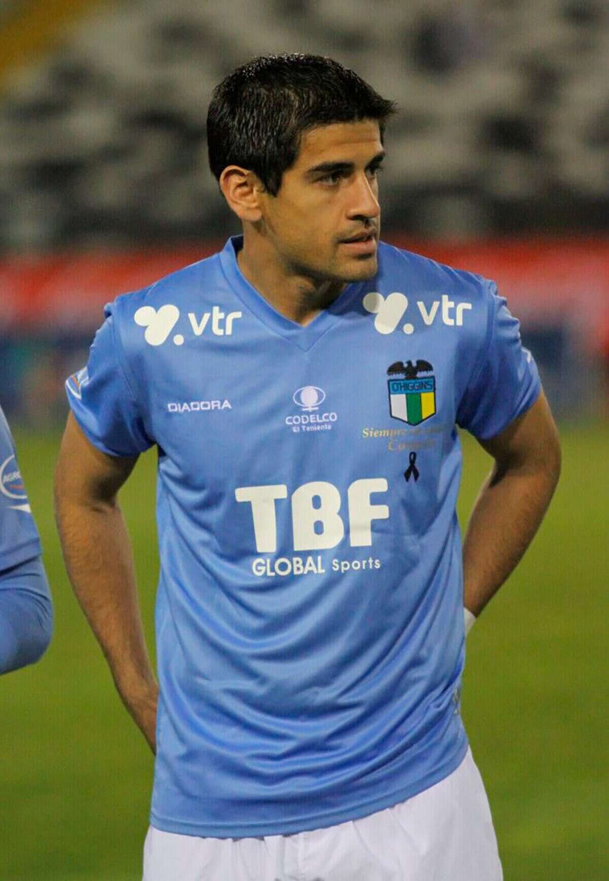 Julio Barroso en la camiseta de O'Higgins durante un partido