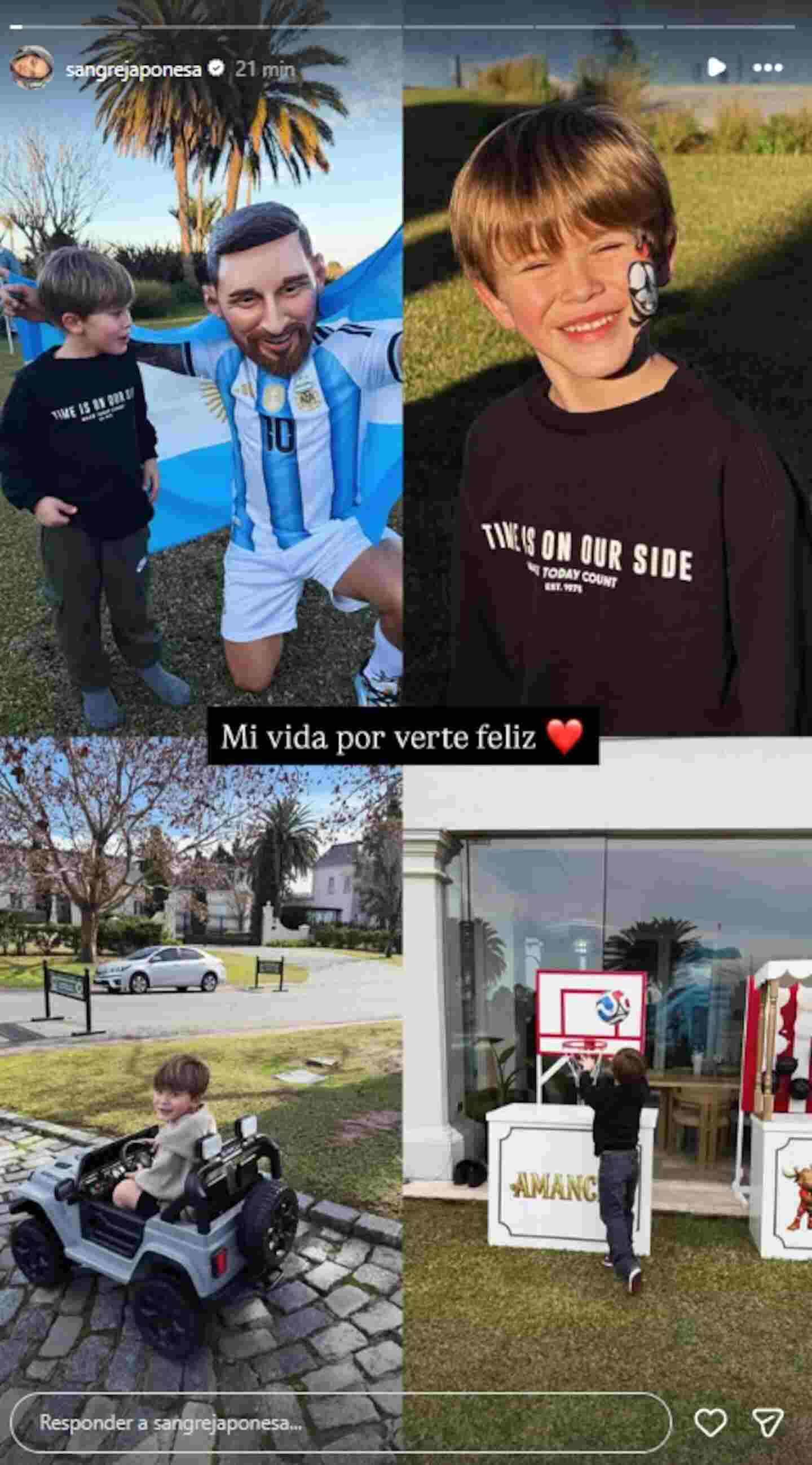 Amancio Vicuña celebra su cumpleaños con temática de la Scaloneta junto a amigos y sorpresas
