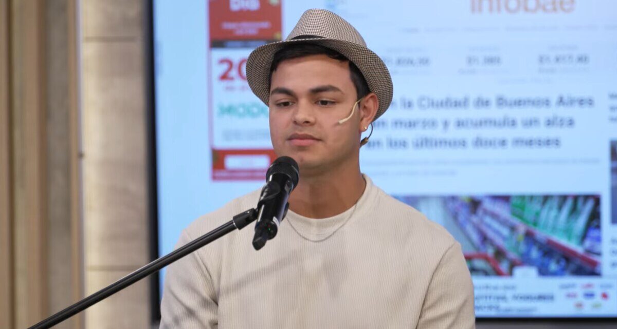 Samuel Flórez, joven de Corrientes, habla sobre su experiencia con la violencia familiar en el programa Es mi sueño