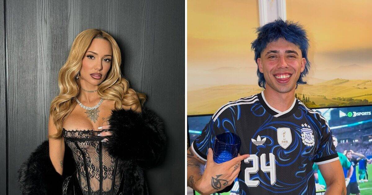 La Joaqui y Luck Ra en un evento musical
