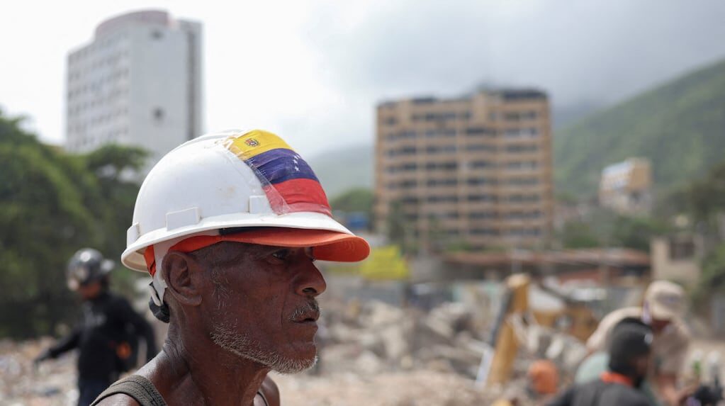 Rescate en Venezuela tras los terremotos